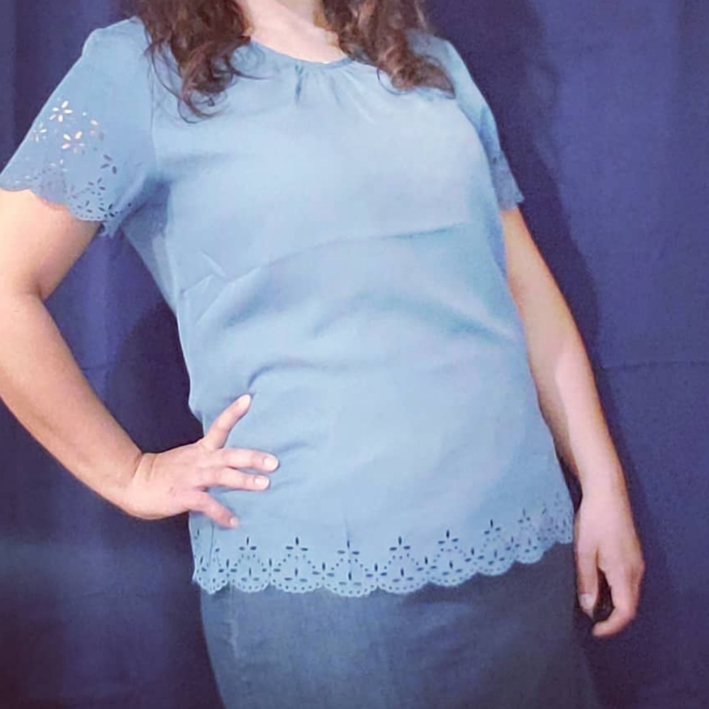 Denim Blue top